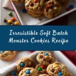 Soft Batch Monster Cookies Recipe