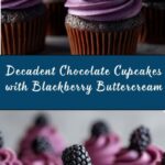 Chocolate Cupcakes with Blackberry Buttercream Recipe