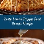 Lemon Poppy Seed Scones Recipe