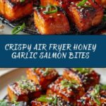 Air Fryer Honey Garlic Salmon Bites Recipe