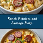 Cheesy Ranch Potatoes and Sausage Recipe