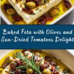 Baked Feta with Olives and Sun-Dried Tomatoes Recipe