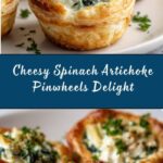Cheesy Spinach and Artichoke Pinwheels Recipe