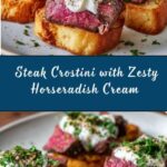 Steak Crostini with Horseradish Cream Recipe