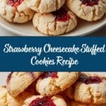 Strawberry Cheesecake Stuffed Cookies Recipe