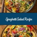 Spaghetti Salad Recipe