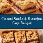 Coconut Rhubarb Breakfast Cake Recipe