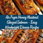 Air Fryer Honey Mustard Glazed Salmon Recipe