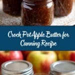 Crock Pot Apple Butter for Canning Recipe