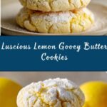 Lemon Gooey Butter Cookies Recipe