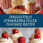Strawberry Filled Cupcakes Recipe