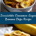 Cinnamon-Sugar Air Fryer Banana Chips Recipe