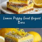 Low Sugar Lemon Poppy Seed Greek Yogurt Bars Recipe