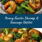 Honey Garlic Shrimp, Sausage & Broccoli Recipe