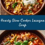 Slow Cooker Lasagna Soup Recipe