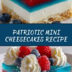 Red, White, and Blue Mini Cheesecakes Recipe
