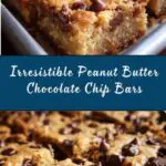 Peanut Butter Chocolate Chip Cookie Bars Recipe
