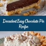 Easy Chocolate Pie Recipe