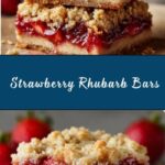Strawberry Rhubarb Bars Recipe