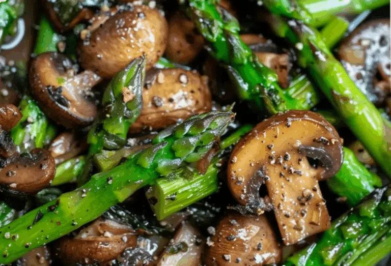 Sautéed Asparagus and Mushrooms Recipe