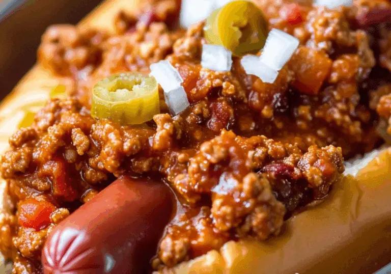 Crockpot Hot Dog Chili Recipe