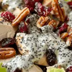 Cranberry Pecan Chicken Salad with Poppy Seed Dressing Recipe
