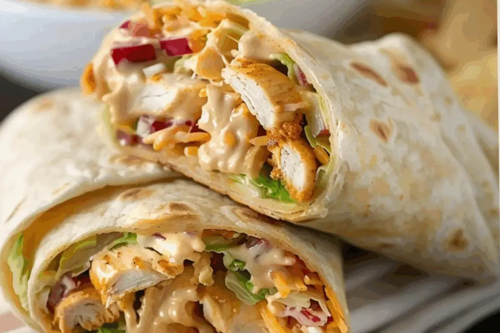 Crunchy Southwestern Chicken Wrap Recipe