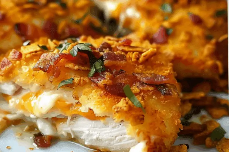 Cream Cheese and Bacon Stuffed Doritos Chicken Recipe