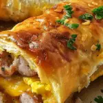 Sausage, Egg and Cheese Breakfast Roll-Ups Recipe