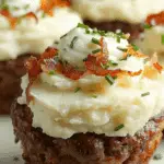 Mini Meatloaf Muffins with Mashed Potato Frosting Recipe