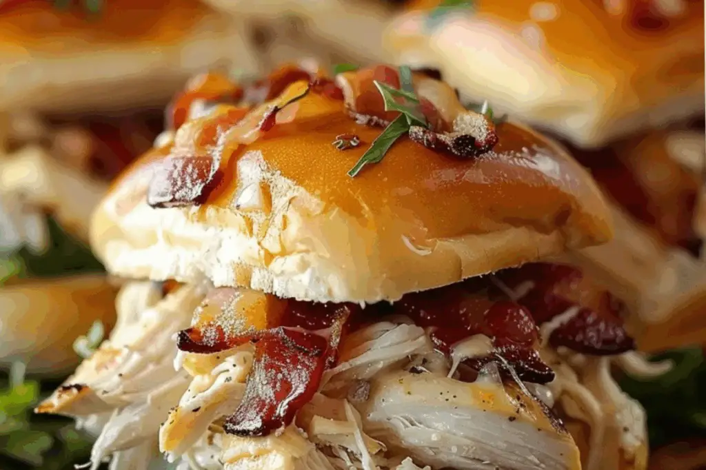 Chicken Bacon Ranch Sliders Recipe