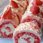 Strawberry Shortcake Cheesecake Rolls Recipe