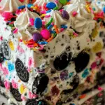 No-Bake Funfetti Oreo Icebox Cake Recipe