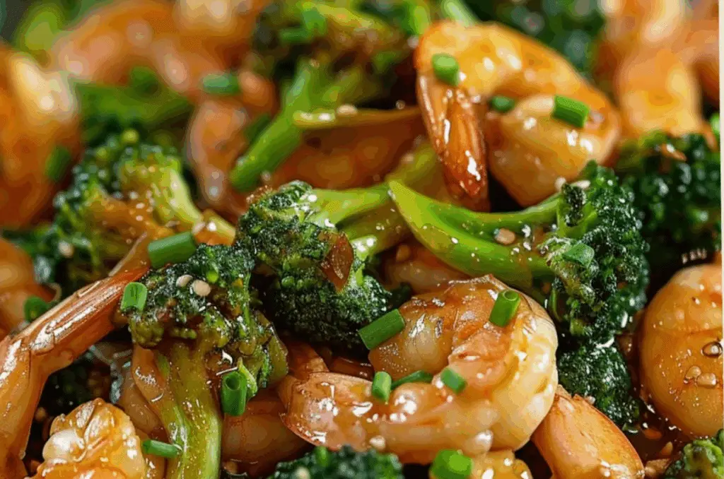 Shrimp and Broccoli Stir Fry in Garlic Sauce Recipe