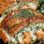 Crab & Shrimp Stuffed Salmon Recipe