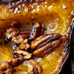 Maple Pecan Roasted Acorn Squash Recipe