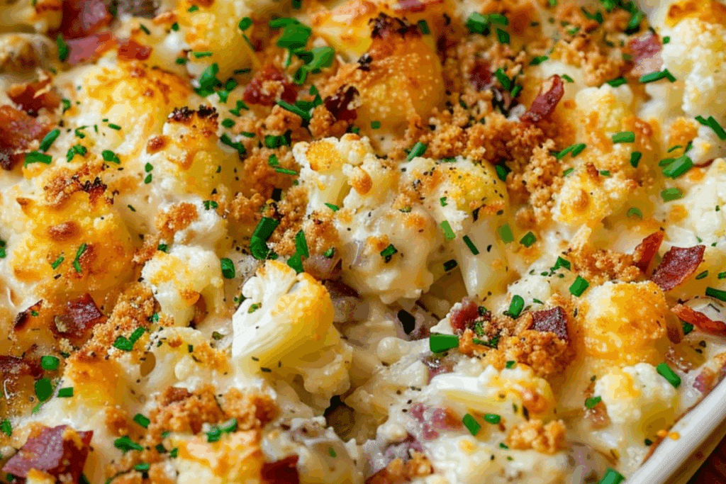 Loaded Cauliflower Casserole Recipe