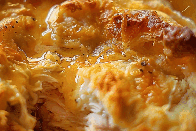 Cracked Out Chicken Bubble Up Cheesy Chicken and Biscuit Bake Recipe