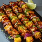 Hawaiian Chicken Kebabs Recipe