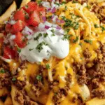 Loaded Cheese Beef Fries Recipe