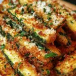 Crispy Parmesan Garlic Zucchini Fries Recipe