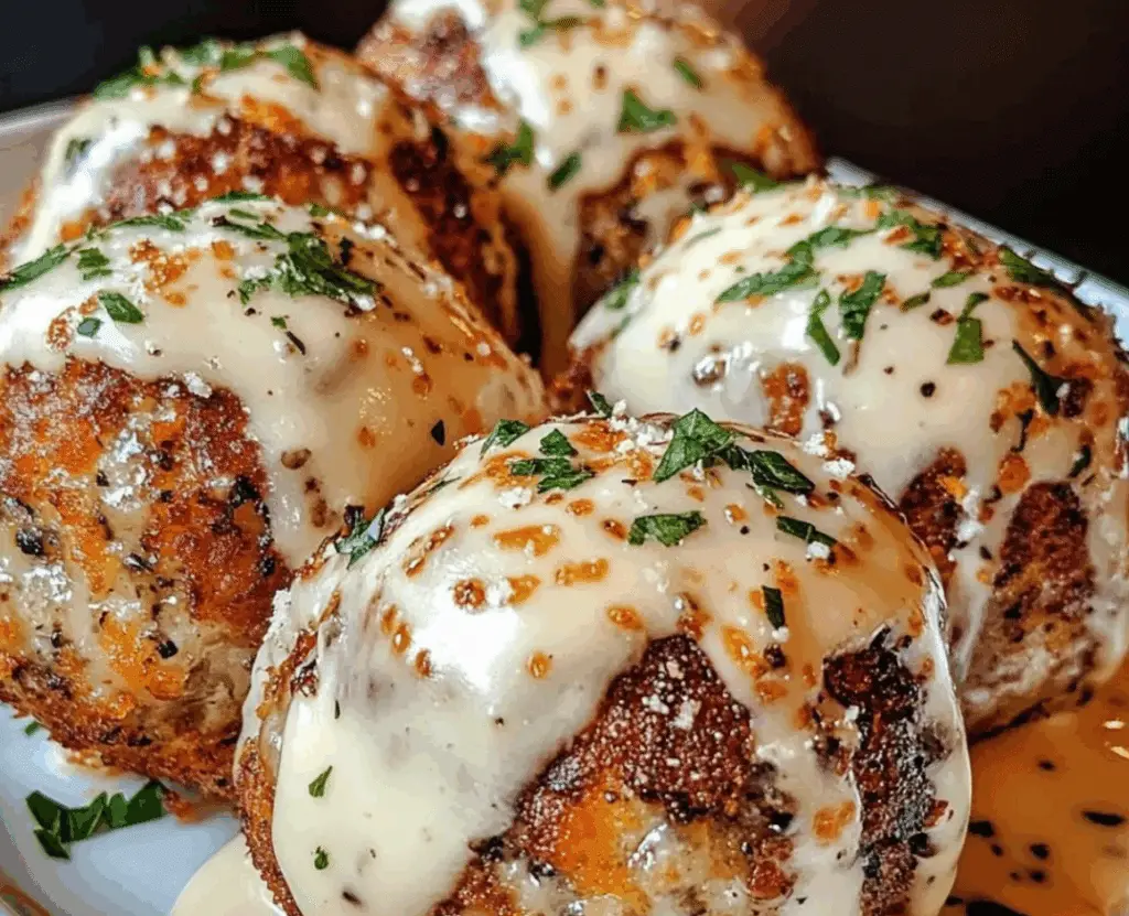 Garlic Parmesan Cheeseburger Bombs Recipe