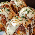 Garlic Parmesan Cheeseburger Bombs Recipe