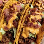 Loaded Bacon Cheeseburger Tacos Recipe
