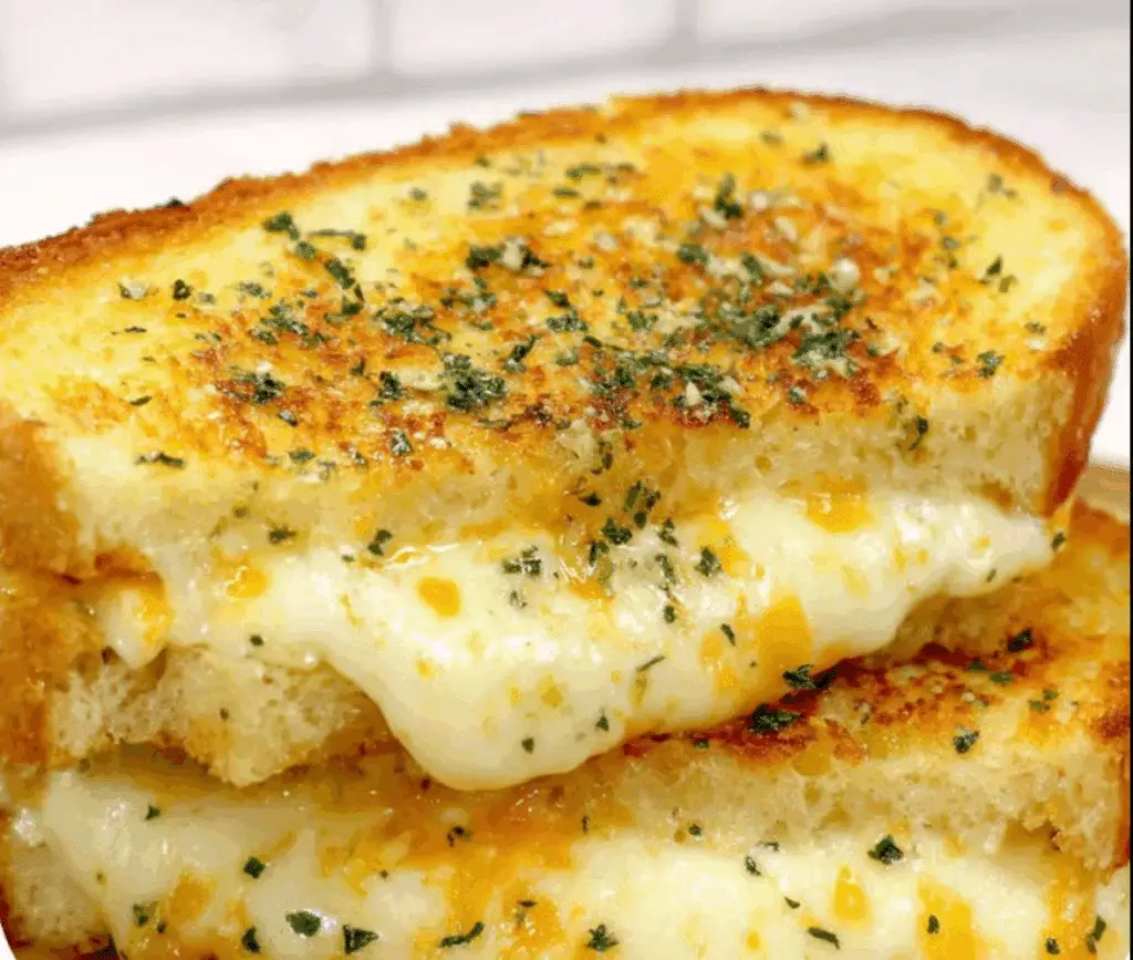Garlic Bread Grilled Cheese Recipe