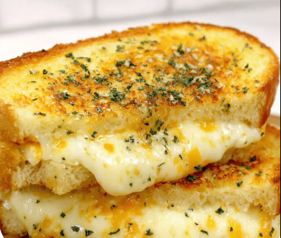 Garlic Bread Grilled Cheese Recipe
