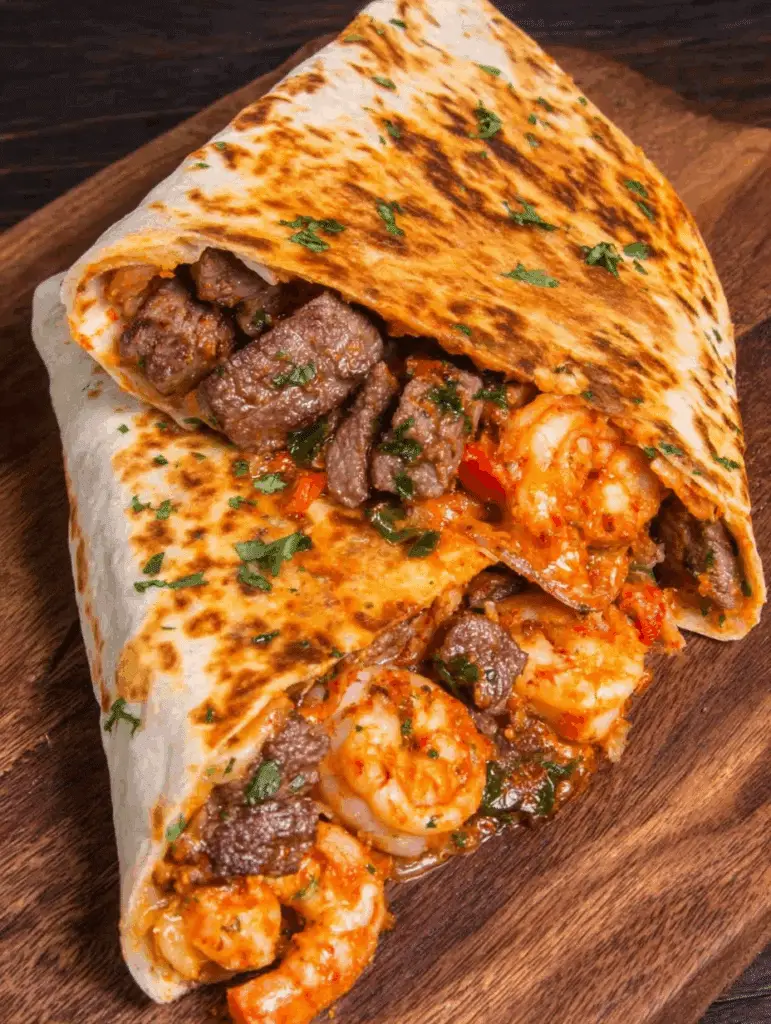 Creole Steak & Shrimp Quesadillas Recipe
