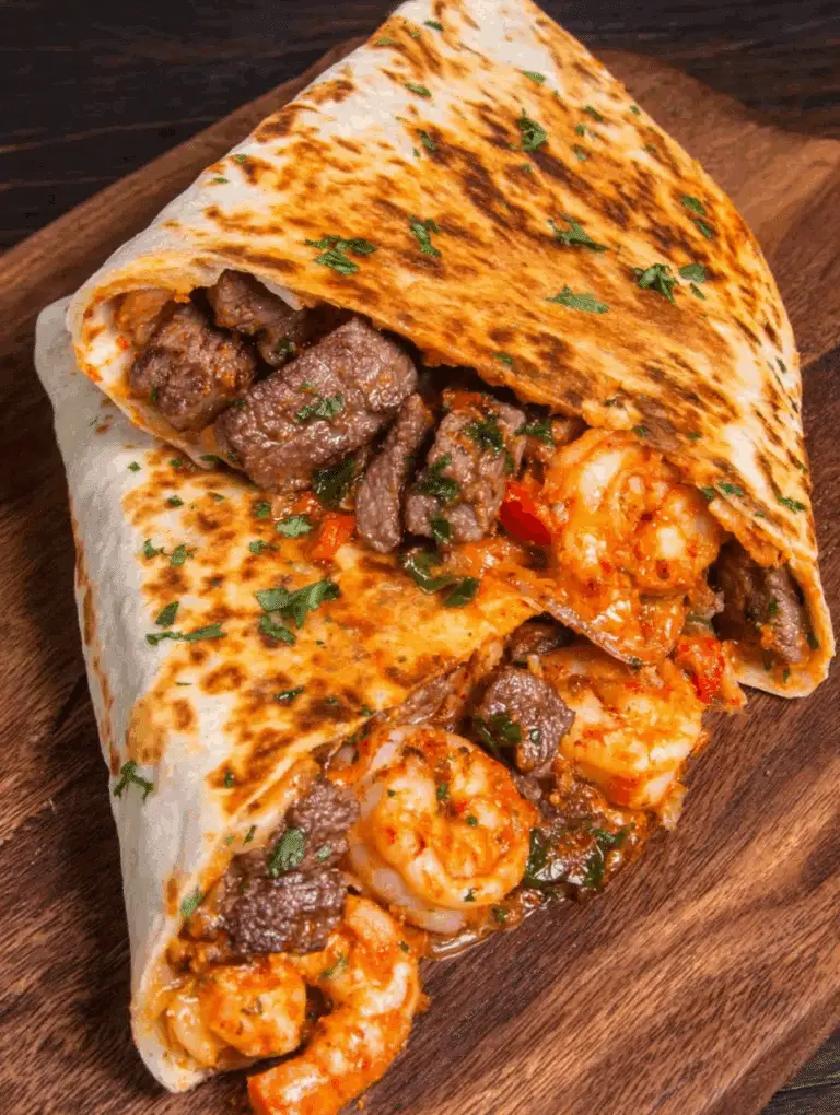 Creole Steak & Shrimp Quesadillas Recipe