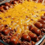 Fully Loaded Classic Chili Cheese Dog Casserole Recipe