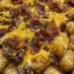 Bacon Cheeseburger Tater Tot Casserole Recipe